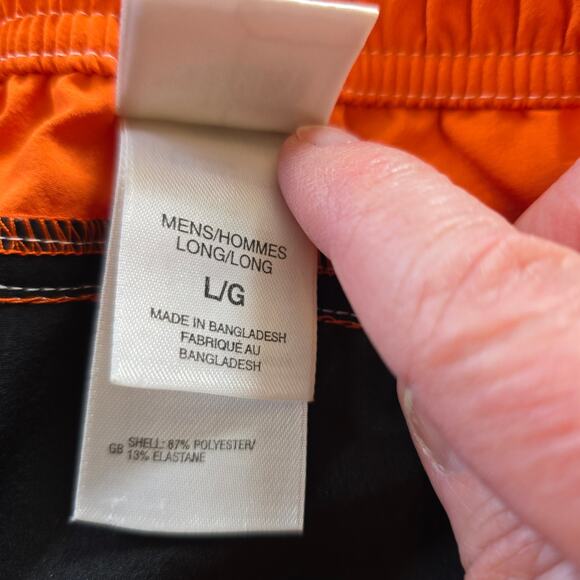 The North Face APEX Board Shorts Men's L Orange Black Summer Beach Active READ - Picture 7 of 10